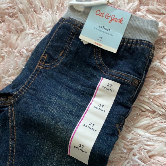 NWT Cat and Jack Skinny Jeans dark denim - Picture 2 of 4